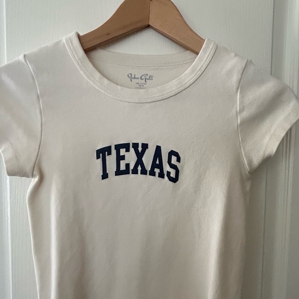 Off White “Texas” Babydoll Top